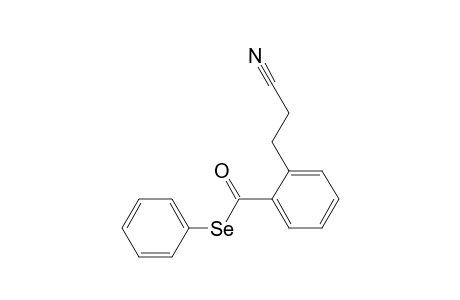 Se-Phenyl 2-(2-Cyanoethyl)benzenecarboselenoate