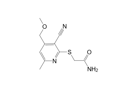 2-([3-Cyano-4-(methoxymethyl)-6-methyl-2-pyridinyl]sulfanyl)acetamide
