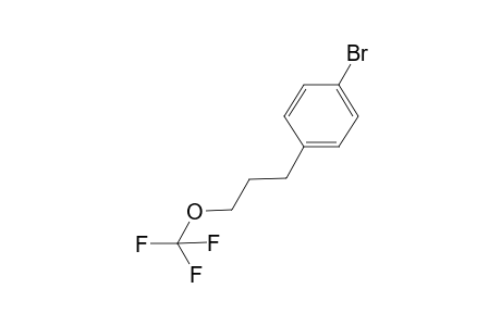 1-Bromanyl-4-[3-(trifluoromethyloxy)propyl]benzene