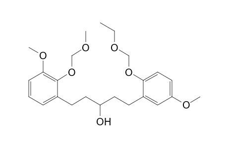 1-[2-(Ethoxymethoxy)-5-methoxyphenyl]-5-[3-methoxy-2-(methoxymethoxy)phenyl]pentan-3-ol