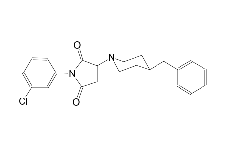2,5-pyrrolidinedione, 1-(3-chlorophenyl)-3-[4-(phenylmethyl)-1-piperidinyl]-