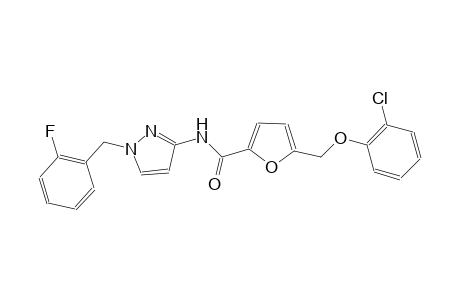 5-[(2-chlorophenoxy)methyl]-N-[1-(2-fluorobenzyl)-1H-pyrazol-3-yl]-2-furamide