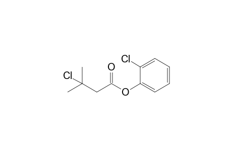 2'-Chlorophenyl 3-chloro-3-methylbutanoate