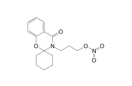nitric acid 3-(4-ketospiro[1,3-benzoxazine-2,1'-cyclohexane]-3-yl)propyl ester