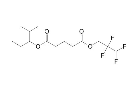 Glutaric acid, 2,2,3,3-tetrafluoropropyl 2-methylpent-3-yl ester