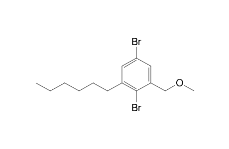 2,5-Dibromo-3-hexyl-1-methoxymethylbenzene