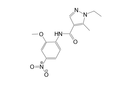 1-ethyl-N-(2-methoxy-4-nitrophenyl)-5-methyl-1H-pyrazole-4-carboxamide