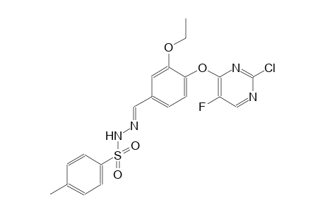 N'-((E)-{4-[(2-chloro-5-fluoro-4-pyrimidinyl)oxy]-3-ethoxyphenyl}methylidene)-4-methylbenzenesulfonohydrazide