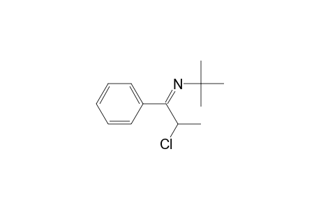 N-(2-Chloro-1-phenyl-1-propylidene)-tert-butylamine