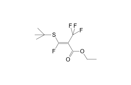 Ethyl (2Z)-3-(tert-butylsulfanyl)-3-fluoro-2-(trifluoromethyl)-2-propenoate