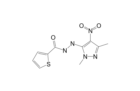N1-(1,3-DIMETHYL-4-NITRO-1H-PYRAZOL-5-YL)-2-THIENOHYDRAZIDE