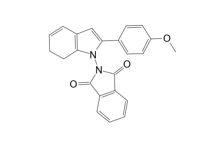 2-(2-(4-methoxyphenyl)-6,7-dihydro-1H-indol-1-yl)isoindoline-1,3-dione