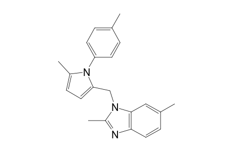 2,6-Dimethyl-1-{[1-(4-methylphenyl)-5-methylpyrrol-2-yl]methyl}-1H-benzimidazole