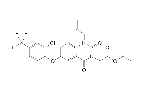 ethyl 2-[1-allyl-6-[2-chloro-4-(trifluoromethyl)phenoxy]-2,4-dioxo-quinazolin-3-yl]acetate