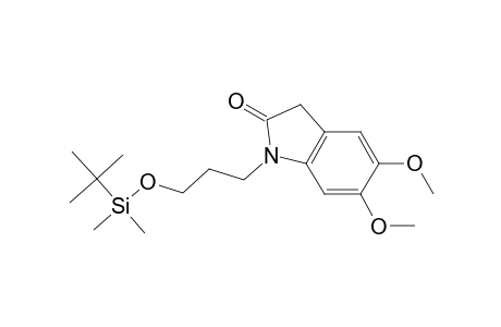 1-(tert-Butyldimethylsilyloxypropyl)-5,6-dimethoxy-2(3H)-indolinone