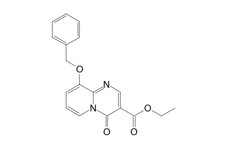 3-ETHOXYCARBONYL-9-BENZYLOXYPYRIDO-[1,2-A]-PYRIMIDIN-4-ONE
