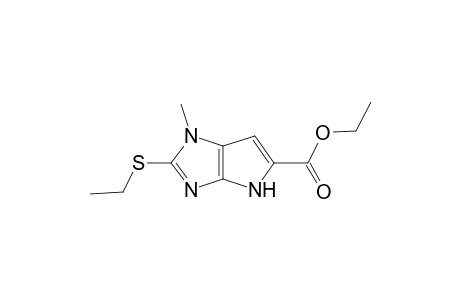 2-(ethylthio)-1-methyl-4H-pyrrolo[2,3-d]imidazole-5-carboxylic acid ethyl ester