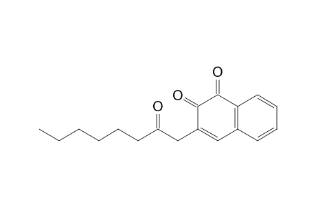 3-(2-Oxooctyl)-1,2-naphthoquinone