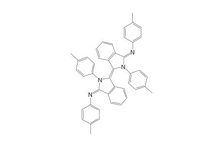 N-[2-(4"-Methylphenyl)-3-(2'-(4"-methylphenyl)-3'-(4"-methylphenyl)imino-2,3-dihydro-1H-isoindol-1'-ylidene)-2,3-dihydro-1H-isoindol-1-ylidene](4"-methylbenzenamine)