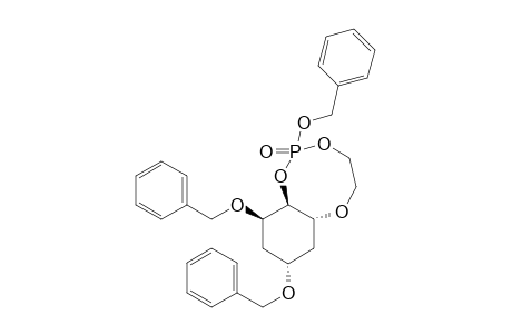 (+-)-(8R,10R,12R)-3,10,12-Tribenzyloxy-3-oxo-2,4,7-trioxa-3-.lambda.(5)-phosphabicyclo[6.4.0]dodecane