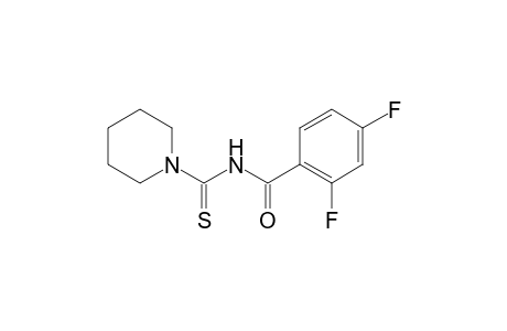N-(2,4-difluorobenzoyl)thio-1-piperidinecarboxamide