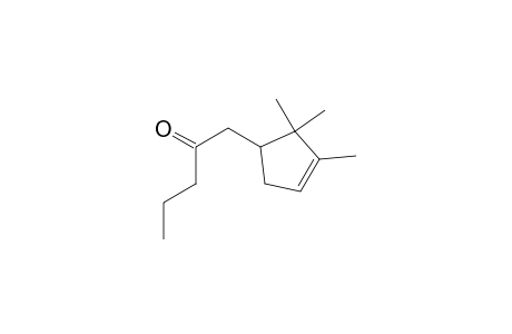 2-Pentanone, 1-(2,2,3-trimethyl-3-cyclopenten-1-yl)-, (R)-
