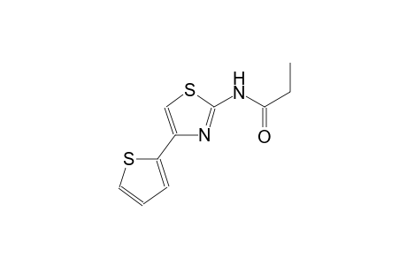 N-[4-(2-thienyl)-1,3-thiazol-2-yl]propanamide