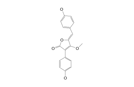 3-(4'-HYDROXYPHENYL)-5-(4''-HYDROXYPHENYL)-METHYLENE-4-METHOXYFURAN-2(5H)-ONE