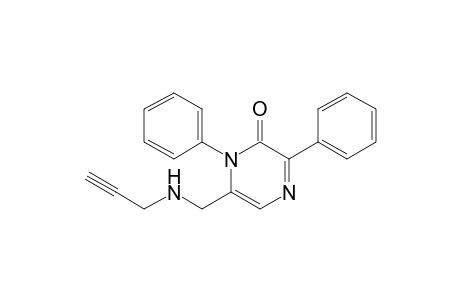 1,3-Diphenyl-6-(2-propynylaminomethyl)-2(1H)-pyrazinone