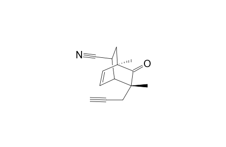 (4R,6R)-4,6-Dimethyl-5-oxo-6-(prop-2-ynyl)bicyclo[2.2.2]oct-7-en-2-carbonitrile