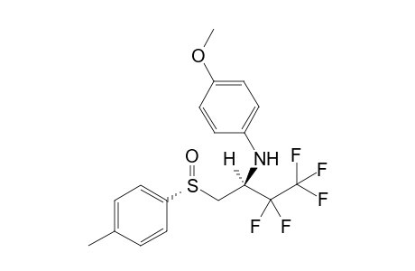 (2S,Rs)-n-4,4,4,3,3-Pentafluoro-2-(N-p-methoxyphenyl)aminopropyl p-tolyl sulfoxide