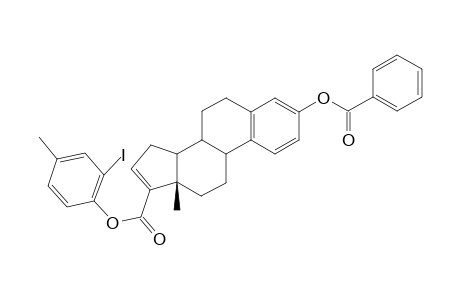 2-Iodo-4-methylphenyl 6-benzoyloxy-10a-methyoctahydrocyclopentaphenanthrene-1-carboxylate