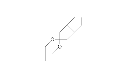 endo-8-Methyl-7,7-(1,3-neopentanedioxy)-cis-bicyclo(3.3.0)oct-2-ene