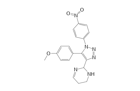 1-(p-Nitrophenyl)-4-(2-tetrahydropyrimidinyl)-5-(p-methoxyphenyl)-1,2,3-triazole
