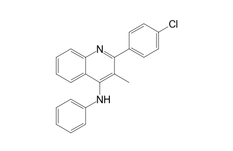 2-(4-Chlorophenyl)-4-phenylamino-3-methylquinoline