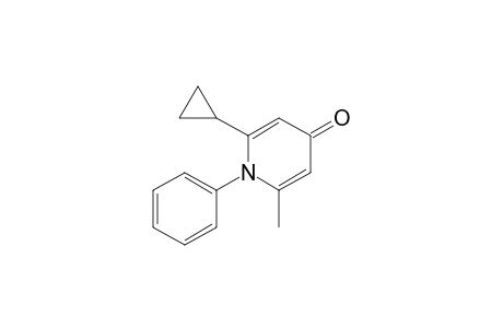 2-cyclopropyl-6-methyl-1-phenyl-4-pyridinone