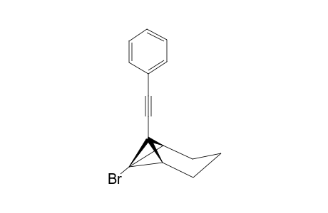 1-BROMO-7-(PHENYLETHYNYL)-TRICYCLO-[4.1.0.0(2,7)]-HEPTANE