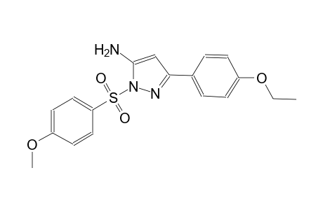 1H-pyrazol-5-amine, 3-(4-ethoxyphenyl)-1-[(4-methoxyphenyl)sulfonyl]-