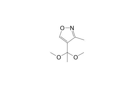 4-(1,1-dimethoxyethyl)-3-methyl-1,2-oxazole