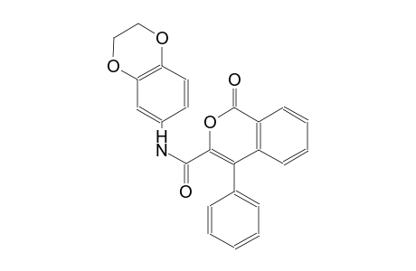N-(2,3-dihydro-1,4-benzodioxin-6-yl)-1-oxo-4-phenyl-1H-isochromene-3-carboxamide