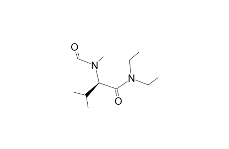 (R) N-Methyl-N-[1-(N'-diethylcarbamyl)-2-methylpropyl]formamide