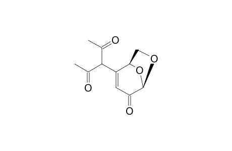 3-{(1'S,5'R)-4'-Oxo-6',8'-dioxabicyclo[3.2.1]oct-2'-en-2'-yl}pentane-2,4-dione