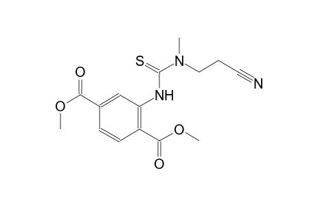 1,4-benzenedicarboxylic acid, 2-[[[(2-cyanoethyl)methylamino]carbonothioyl]amino]-, dimethyl ester