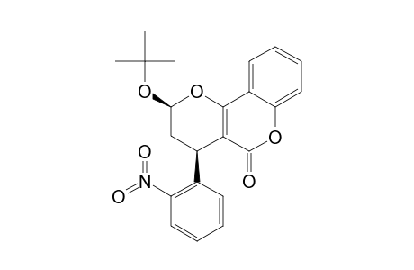 CIS-3,4-DIHYDRO-2-TERT.-BUTOXY-4-(ORTHO-NITROPHENYL)-2H,5H-PYRANO-[3,2-C]-[1]-BENZOPYRAN-5-ONE