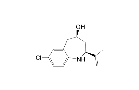 7-Chloro-cis-2-(prop-1-en-2-yl)-2,3,4,5-tetrahydro-1H-benzo[b]azepin-4-ol