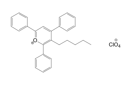 3-pentyl-2,4,6-triphenylpyrylium perchlorate