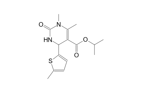 isopropyl 1,6-dimethyl-4-(5-methyl-2-thienyl)-2-oxo-1,2,3,4-tetrahydro-5-pyrimidinecarboxylate