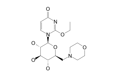 1-(6-DEOXY-6-MORPHOLINO-BETA-D-GLUCOPYRANOSYL)-2-ETHOXY-PYRIMIDIN-4-(1H)-ONE