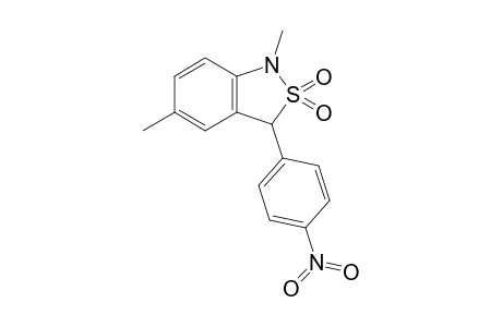 1,5-Dimethyl-3-(4-nitrophenyl)-1,3-dihydro-2,1-benzisothiazole 2,2-dioxide