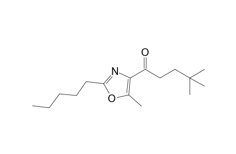1-(2-amyl-5-methyl-oxazol-4-yl)-4,4-dimethyl-pentan-1-one